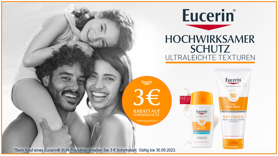 Eucerin Sonne - 3 Euro sparen